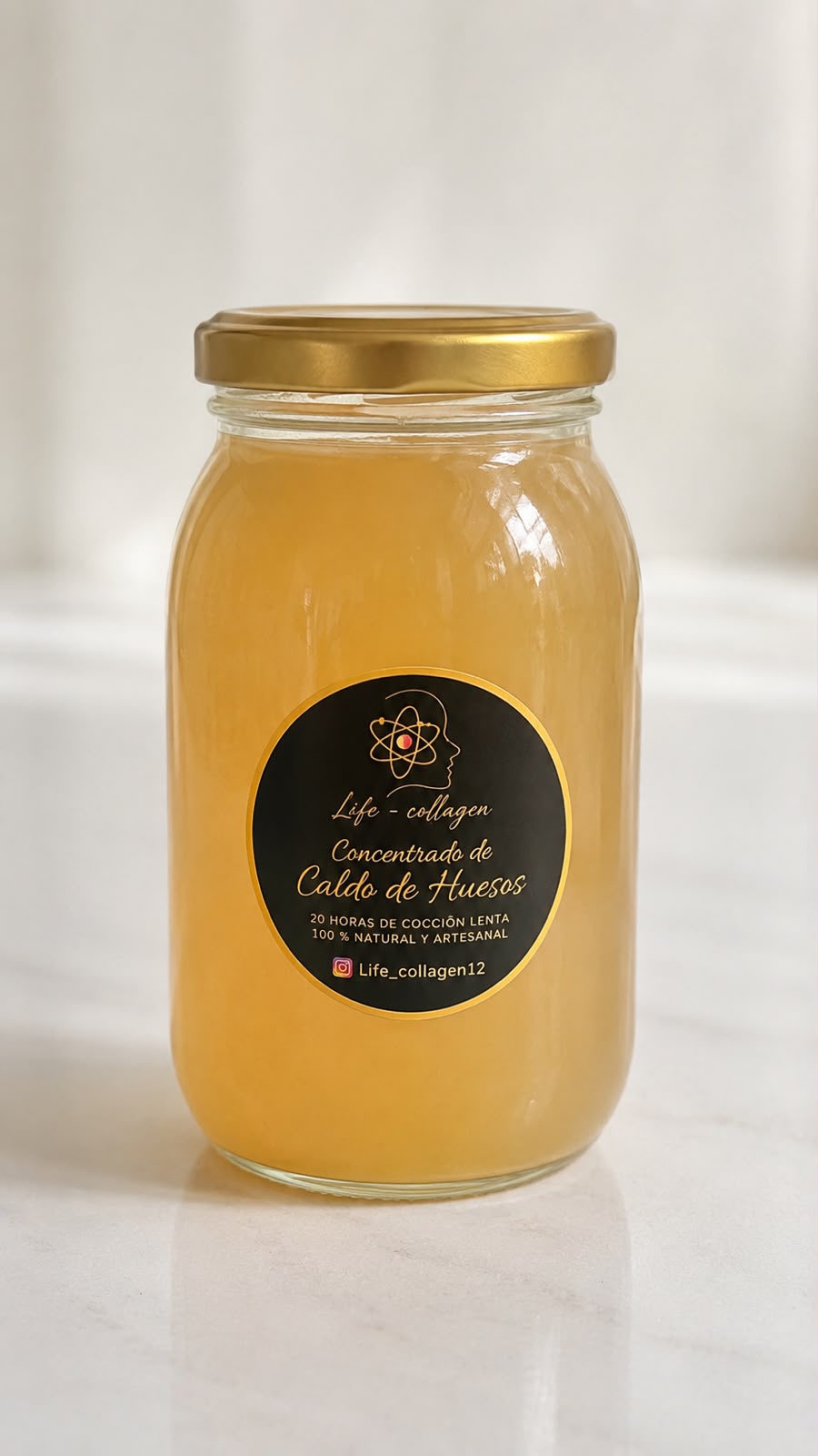 Empaque de Concentrado de Caldo de Huesos Life-collagen, 500 ml